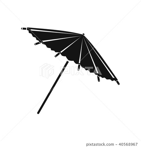 Asian parasol or umbrella icon, simple style Asian parasol or umbrella icon, simple style 40568967