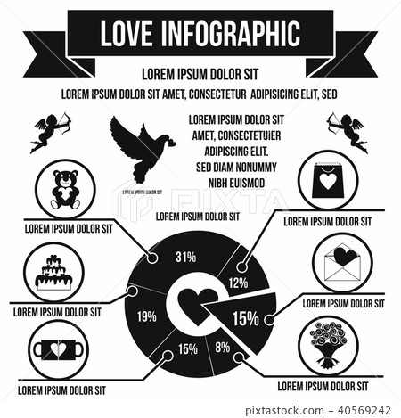 Love infographic, simple style Love infographic, simple style 40569242