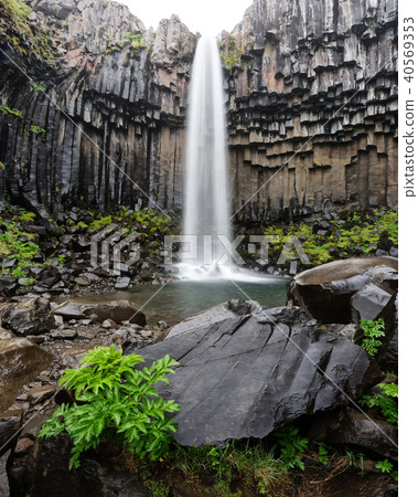 Famous Svartifoss waterfall 40569353