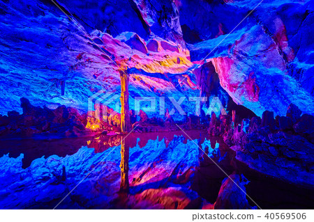 Reed Flute Cave in Guilin, China. 40569506