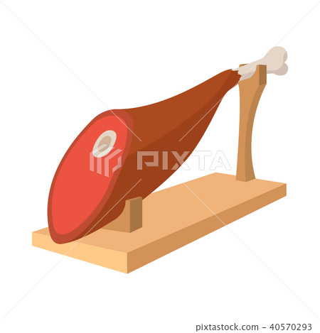 Jamon icon, cartoon style Jamon icon, cartoon style 40570293