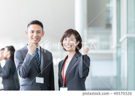 Businessman Gender Two People Business Scene Office Scene Businessman Gender Two People Business Scene Office Scene 40570326