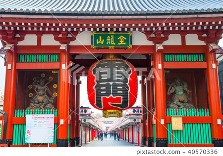 淺草寺雷門清晨風景 40570336