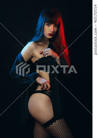 sensual young woman 40570554