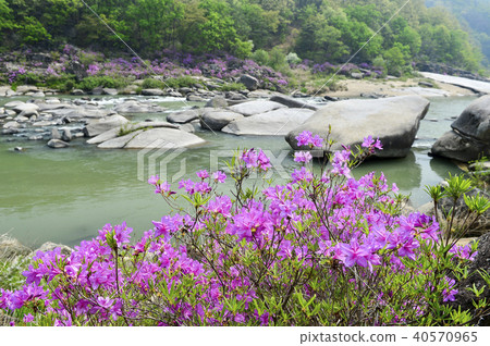 聖托里尼，Hantan河，Cheorwon-gun，江原道 40570965
