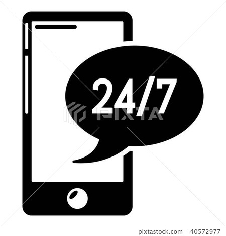 Telephone repair icon, simple style. Telephone repair icon, simple style. 40572977