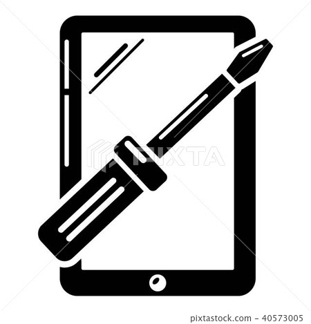 Tablet repair icon, simple style. - Stock Illustration [40573005] - PIXTA