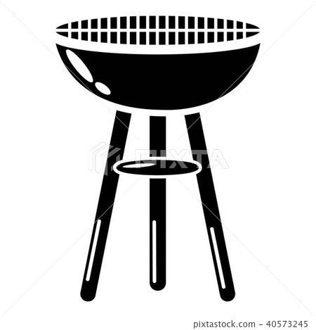Barbecue icon, simple style. Barbecue icon, simple style. 40573245