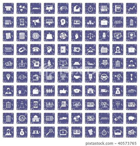 100 business group icons set grunge sapphire 100 business group icons set grunge sapphire 40573765