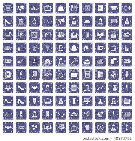 100 business woman icons set grunge sapphire 100 business woman icons set grunge sapphire 40573791