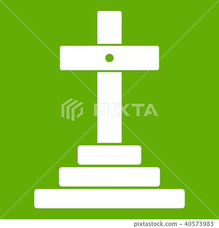 Grave icon green 40573983