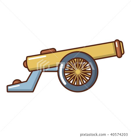 Shooting gun icon, cartoon style. 40574203