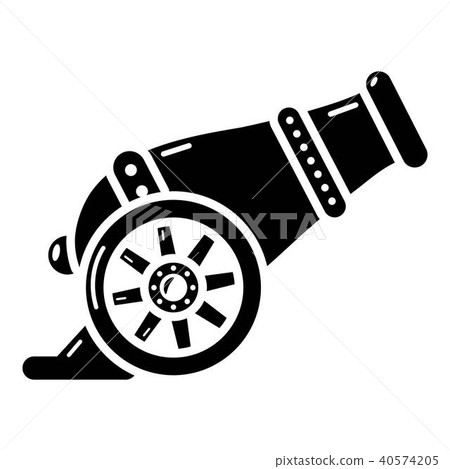 Fire gun icon, simple style. 40574205