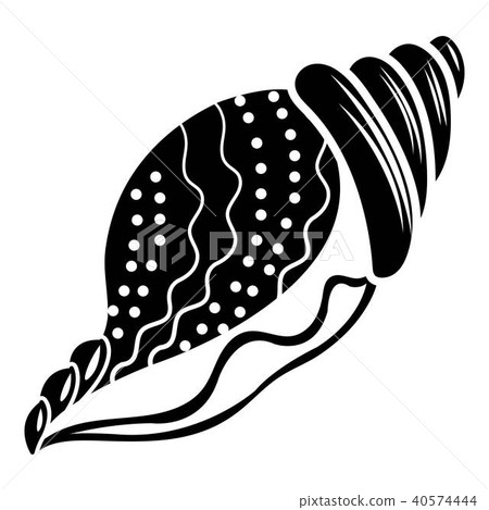 Nature shell icon, simple style 40574444