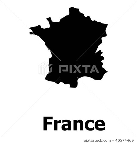 France map icon, simple style 40574469