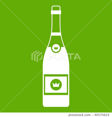 Champagne icon green 40574824