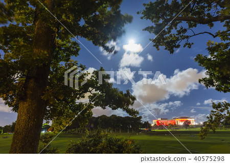 New Zealand Auckland Lighted up Auckland Museum 40575298