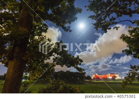 New Zealand Auckland Lighted up Auckland Museum 40575301