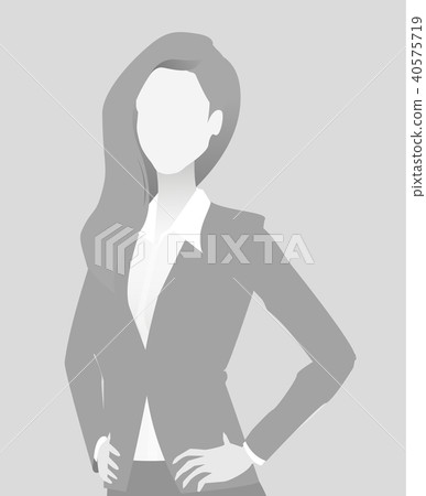 Default placeholder businesswoman half-length por 40575719