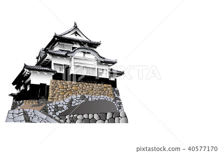 Japanese castle extant castle guardian castle castle Matsuyama castle 40577170