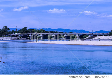 Hyogo Prefecture, Muko Ohashi over the Muko River. (Completed in 1955). 40578368