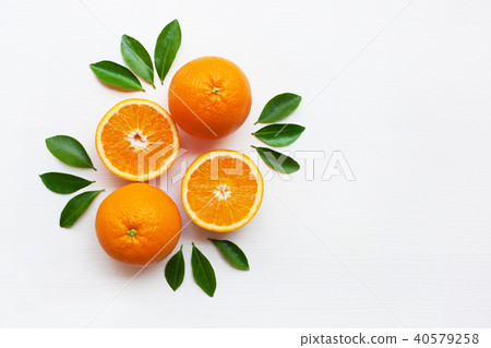 Fresh orange citrus fruit isolated. Fresh orange citrus fruit isolated. 40579258