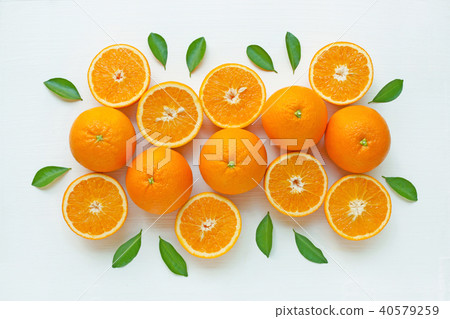 Fresh orange citrus fruit isolated. Fresh orange citrus fruit isolated. 40579259
