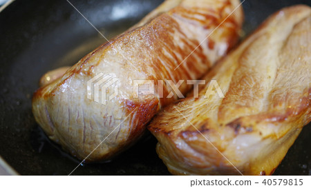 Burning pork loin Burning pork loin 40579815
