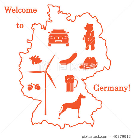 various symbols of Germany Travel and leisure. 40579912