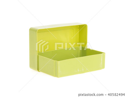 Simple old lunch box isolated Simple old lunch box isolated 40582494