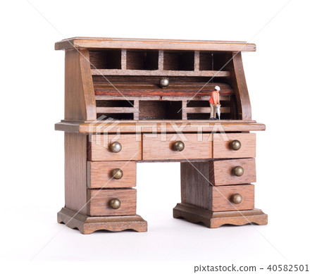 Small vintage desk - Man with drill Small vintage desk - Man with drill 40582501