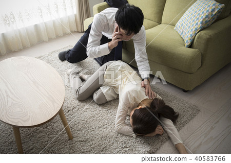 生病和中年婦女 40583766