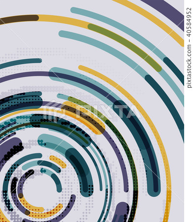 Circular lines, circles, geometric abstract background Circular lines, circles, geometric abstract background 40584952