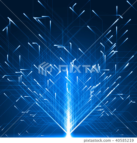 geometrically moving particules with energy trails. geometrically moving particules with energy trails. 40585219