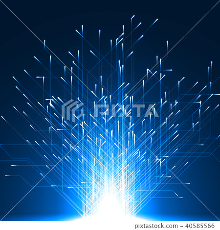 geometrically moving particules with energy trails. 40585566