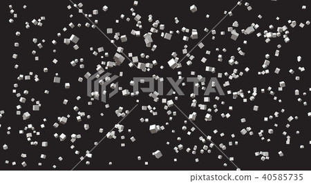 free falling random sized cubes - Stock Illustration [40585735] - PIXTA