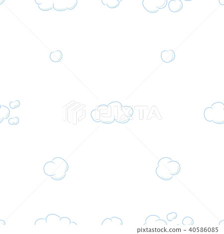 Seamless pattern background with clouds. 40586085