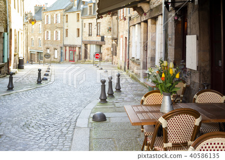 beautiful streets  in the Dinan 40586135