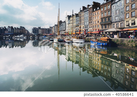 famous French city Honfleur famous French city Honfleur 40586641