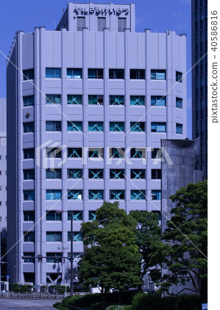A scene in front of the Sonezaki Police Station in Osaka, Osaka. A scene in front of the Sonezaki Police Station in Osaka, Osaka. 40586816