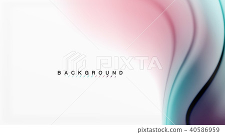 Swirl fluid flowing colors motion effect, holographic abstract background Swirl fluid flowing colors motion effect, holographic abstract background 40586959