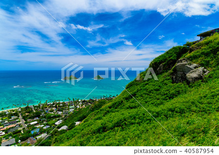 Hawaii Oahu Kailua · Lanikai Beach "Sea of Heaven" 40587954