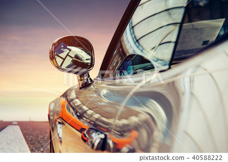 Fantastic asphalt road along the sea to the west 40588222