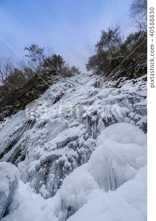 Icefall/Tsubomi no Taki (Kanzaki Town, Hyogo Prefecture) *Photo location in the comment section of the work Icefall/Tsubomi no Taki (Kanzaki Town, Hyogo Prefecture) *Photo location in the comment section of the work 40588830