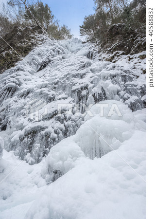 Icefall/Tsubomi no Taki (Kanzaki Town, Hyogo Prefecture) *Photo location in the comment section of the work Icefall/Tsubomi no Taki (Kanzaki Town, Hyogo Prefecture) *Photo location in the comment section of the work 40588832