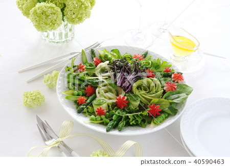 Avocado kiwi fruit green salad Avocado kiwi fruit green salad 40590463