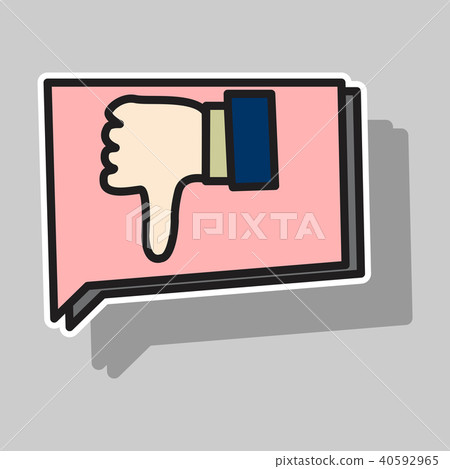 unlike vector icon. Sticker web pointer unlike vector icon. Sticker web pointer 40592965