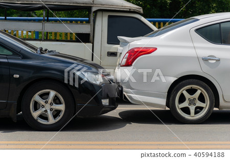 Car crash from car accident on the road in wait in Car crash from car accident on the road in wait in 40594188
