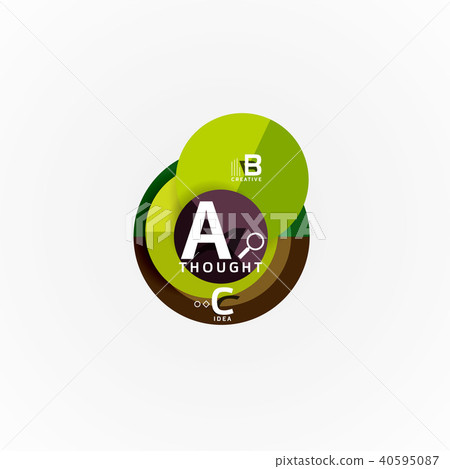 Abstract geometric option infographic banners, a b c steps process Abstract geometric option infographic banners, a b c steps process 40595087