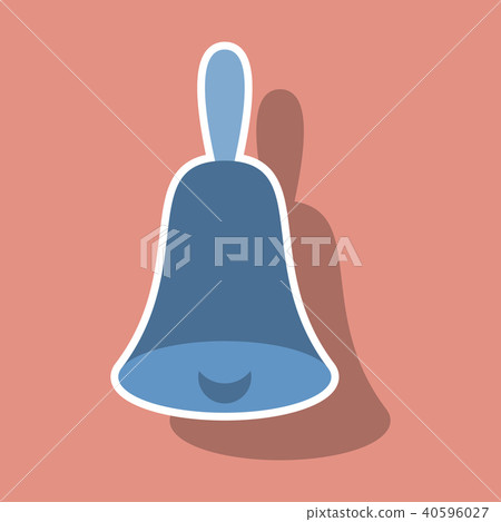 Bell icon vector, Alarm, service bell, handbell  40596027